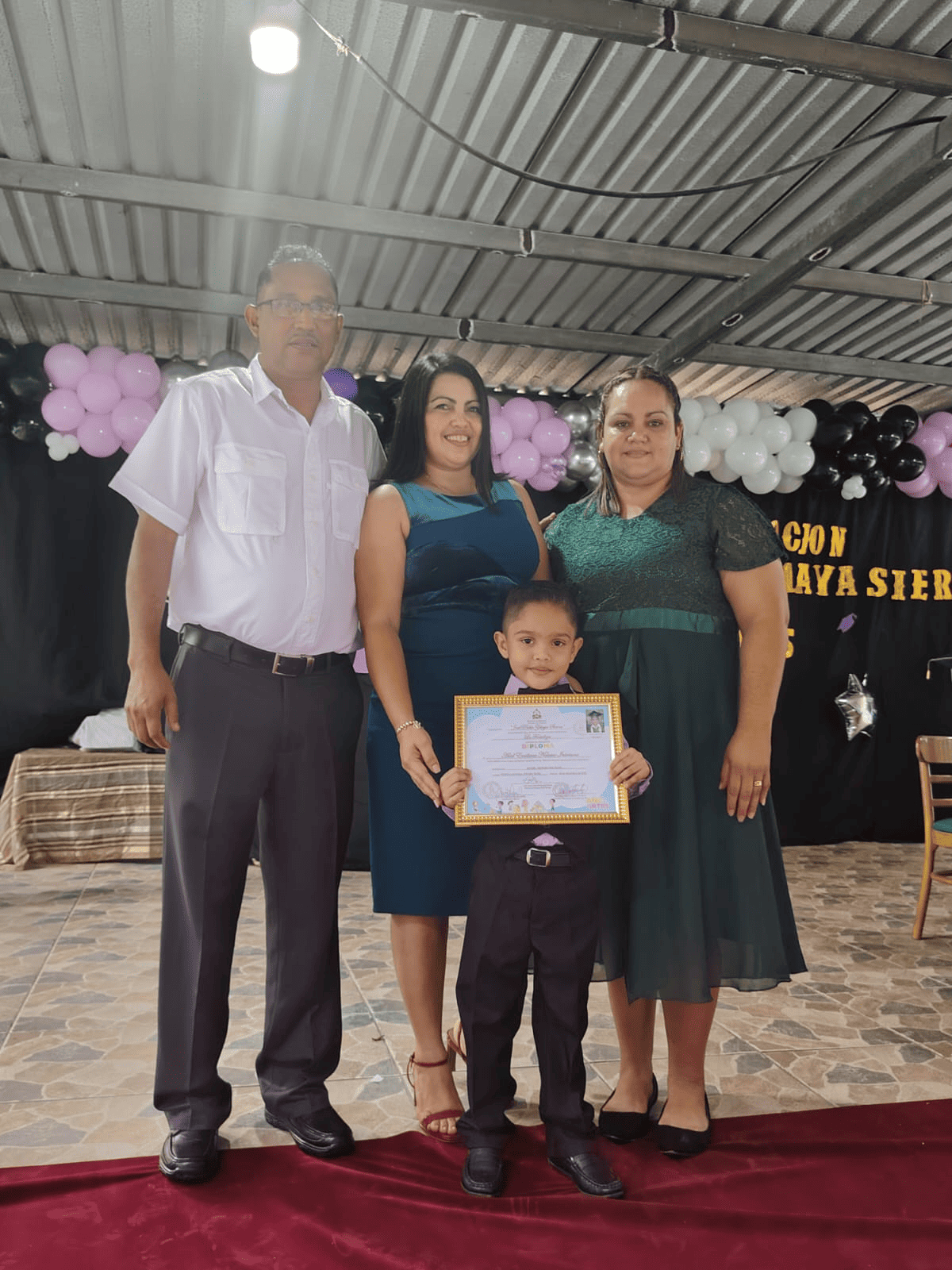 Parent at graduation